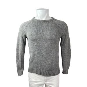 Hawkings McGill Men's Gray Long Sleeve Knit Crew Neck Cozy Sweater Top Size S